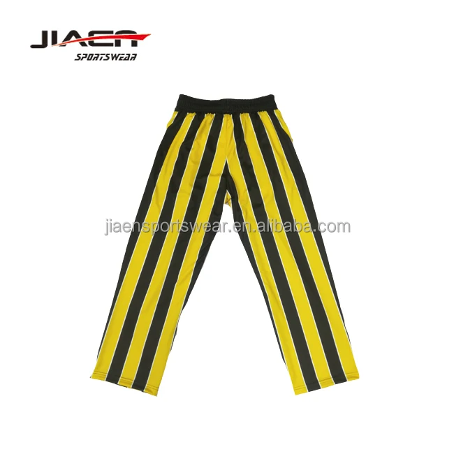 Custom sublimation basketball candy stripe pants with buttons,Tear away warm-up pants