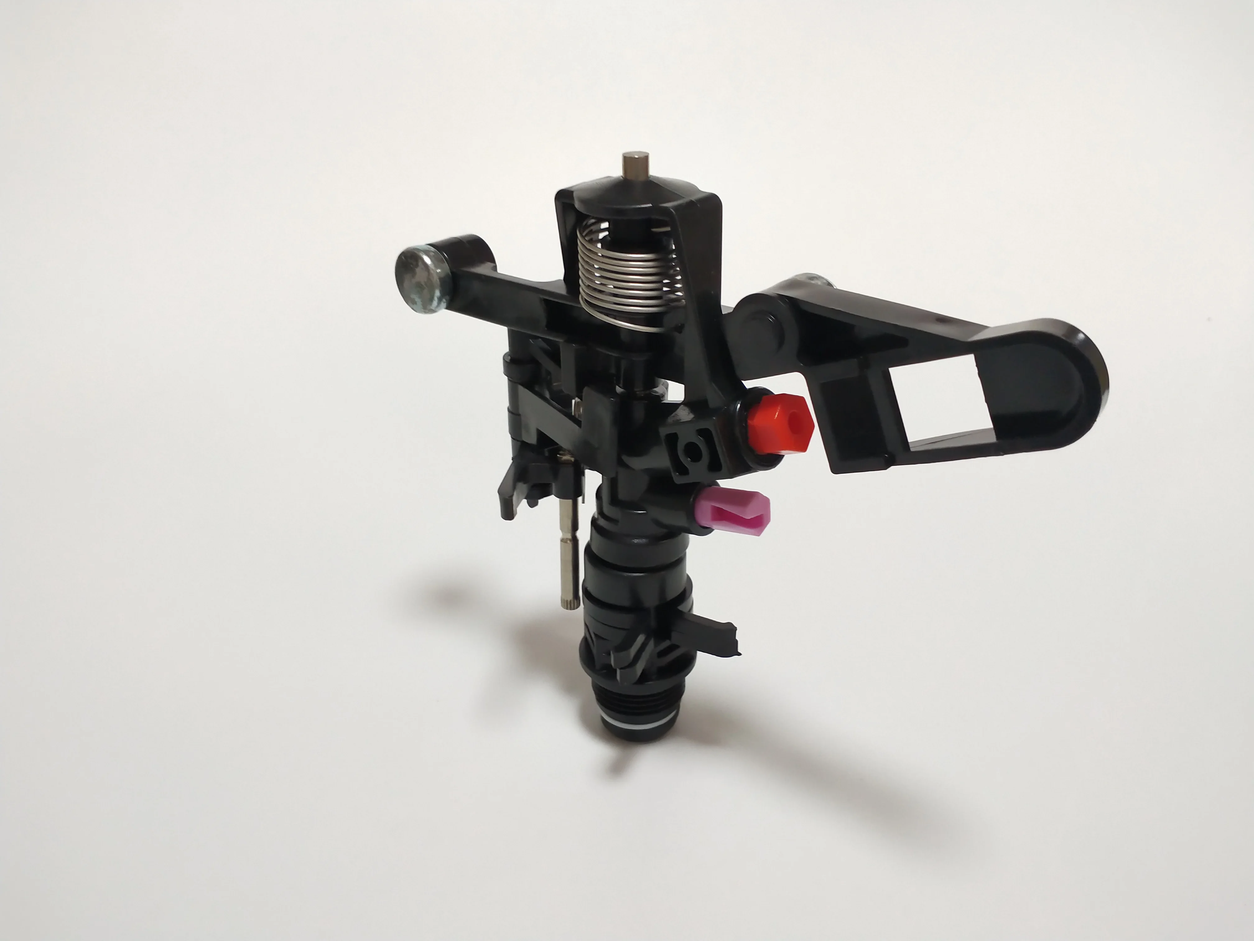 3/4' High Quality Adjustable Plastic Impulse Water Sprinkler With Plastic Nozzles Plus Size