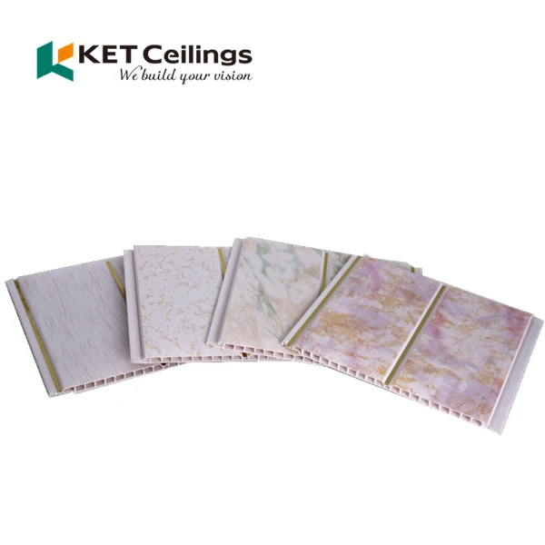 Заводская поставка, 250 мм * 7 мм ПВХ потолочная панель, 300 мм * 7 ПВХ настенная панель для декора