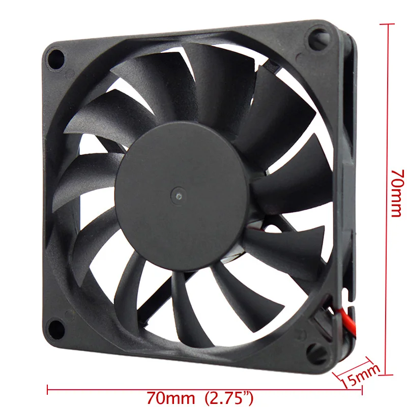 70x70x15mm direct supplying dc 5v 12v 24v waterproof 70mm 70x70x15mm 7015 generator cooling fan