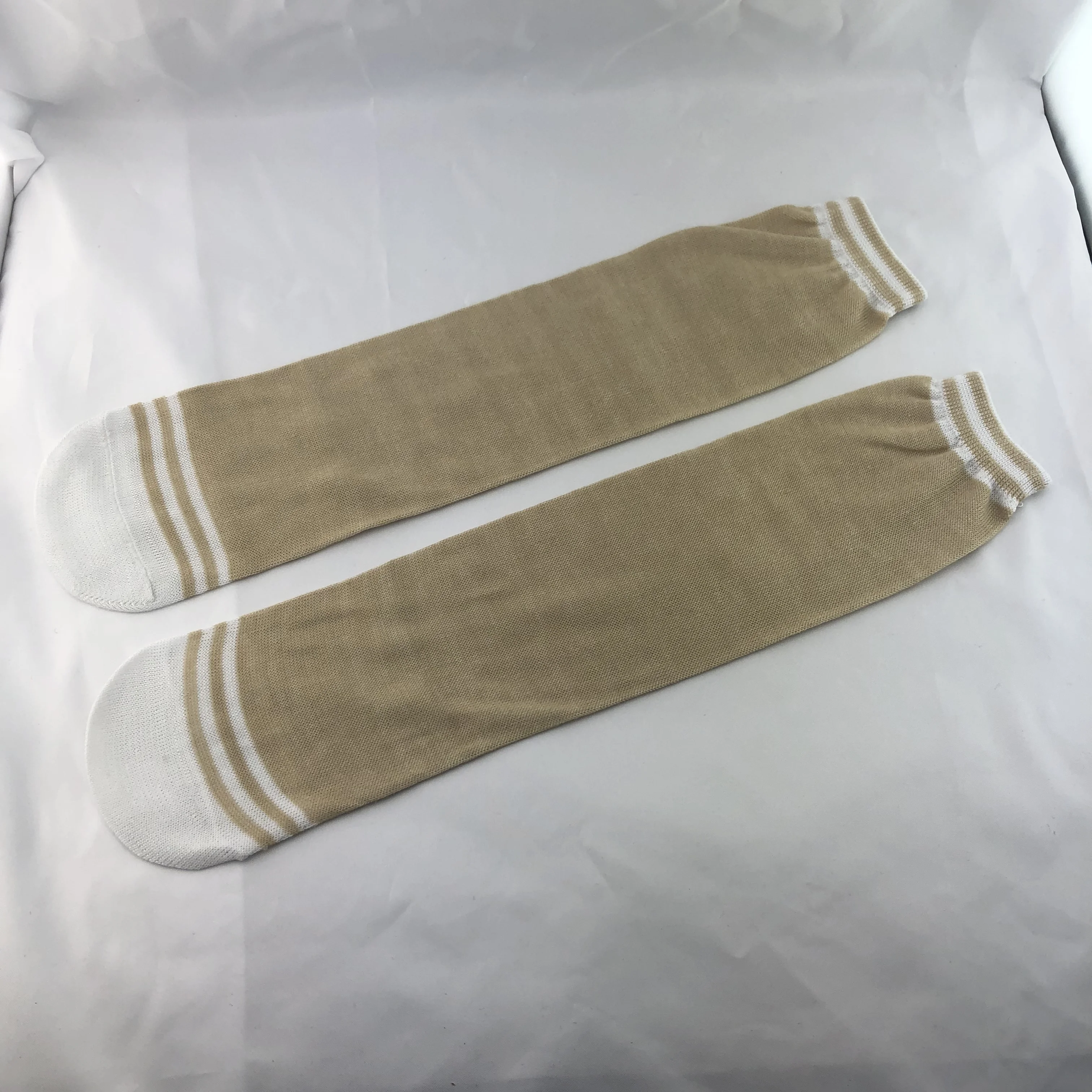 Men Airline Breathable Striped  Slipper Long Tights Socks for  Men