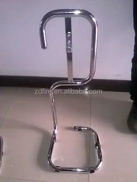 Hanging portable fire extinguisher trolley