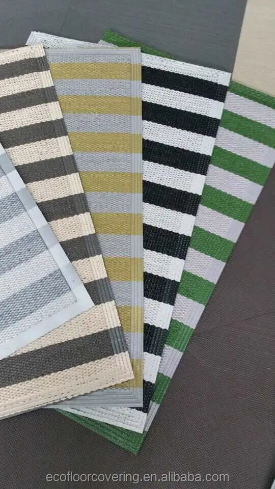 Bolon flooring woven vinyl bolon pvc carpet recycled plastic rugs for door mat and housesold
