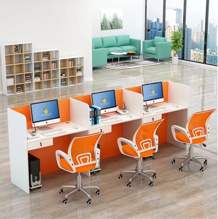 Cheap Office Furniture Set Computer Tables Desks Open Office Workstation For Staff