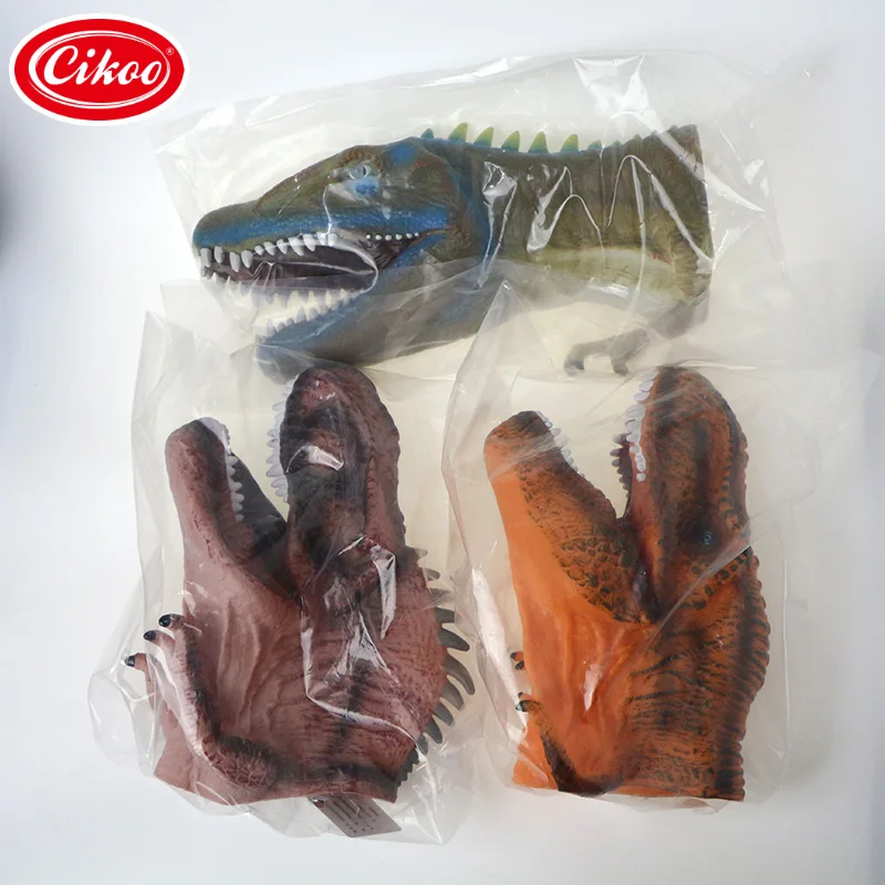 4D Eyes Dinosaur Hand Puppet Toy Finger