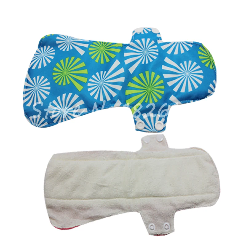 
Wholesale Free Bamboo Maternity Sanitary Pads Reusable Lady Menstrual Pads Washable 