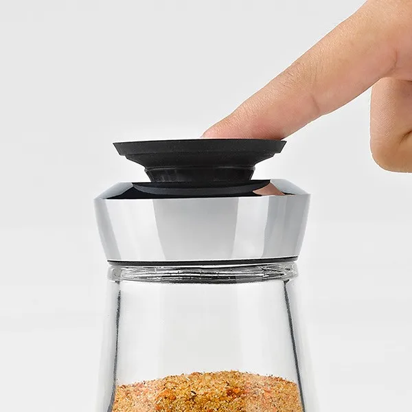 Оптовая продажа, стеклянные контейнеры для соли и перца, лучшие продажи, европейские американские шейкеры для специй