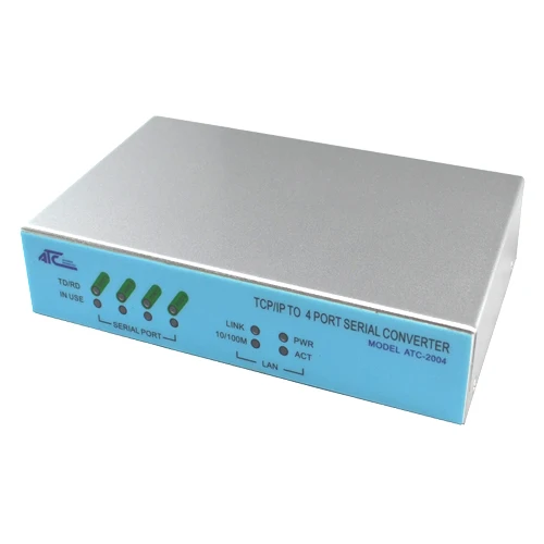 TCP/IP to 4 wire ip Port RS-232 Converter (ATC-2004)