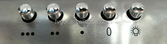 70cm Sliver Colour Panel Push Button Control Cooker Hood