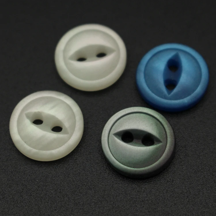 
 Модные Дизайнерские пуговицы из смолы с двумя отверстиями, пуговицы «рыбий глаз» для рубашки  