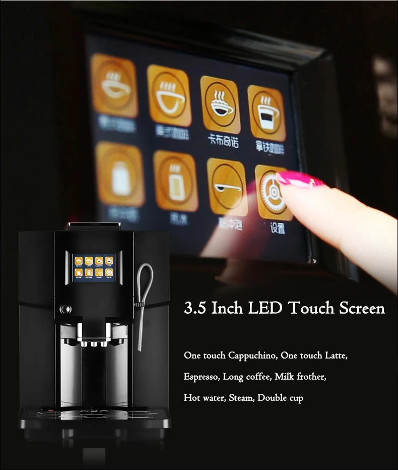 ABS housing multifunctional best seller espresso cappuccino maker barista coffee machine