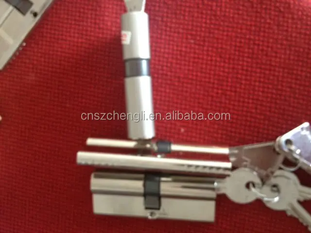 6 pins Zinc alloy euro profile mortise lock cylinder