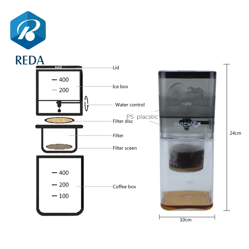 
2020 Hot sale portable glass cold drip brew iced coffee maker 