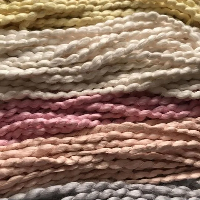 Super soft fancy bulky space dyed Pure Cotton TT  knitting loopy mango Big Cotton Yarn