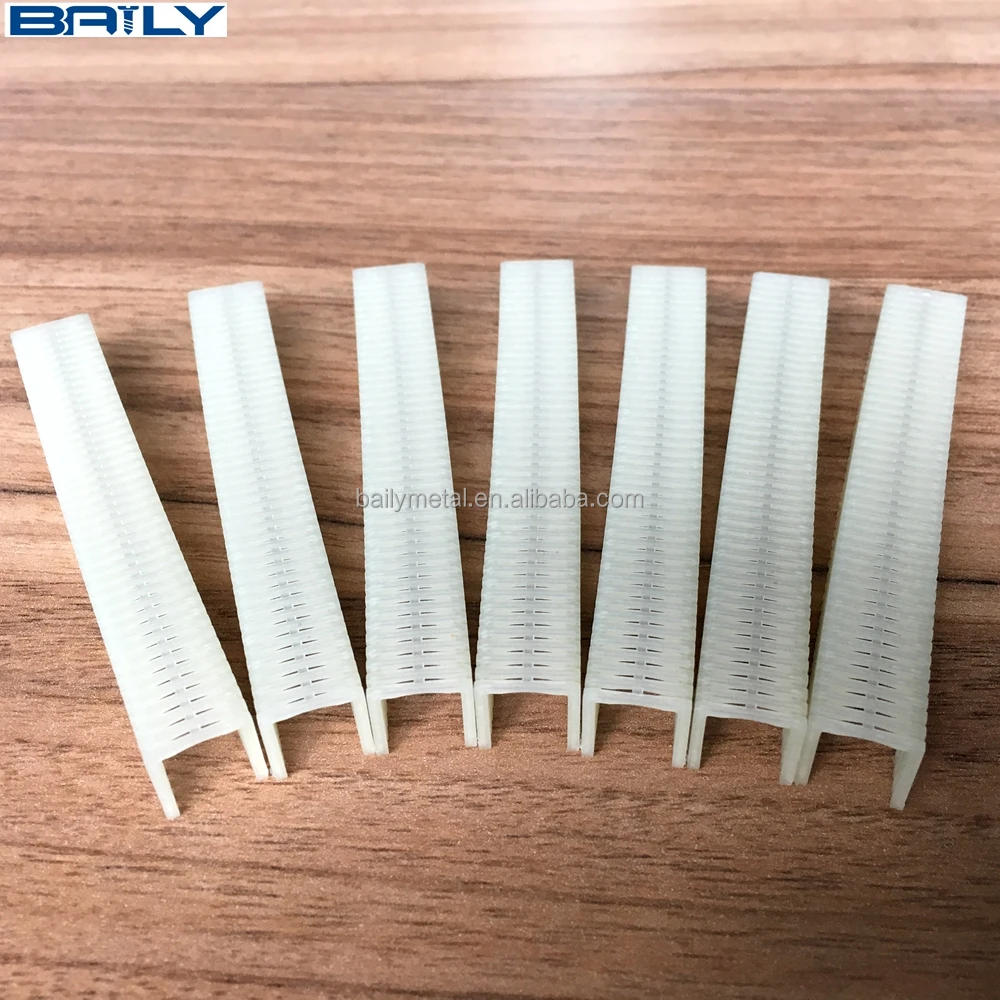BAILY supply 81P 82P 83P 1/2 crown width plastic staples for pa1314 staples gun