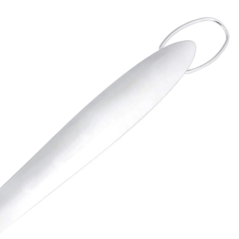 4PCS Heavy Duty BBQ Grilling Tools Set. Extra Thick Stainless Steel Spatula, Fork, Basting Brush & Tongs. Gift Box Package.