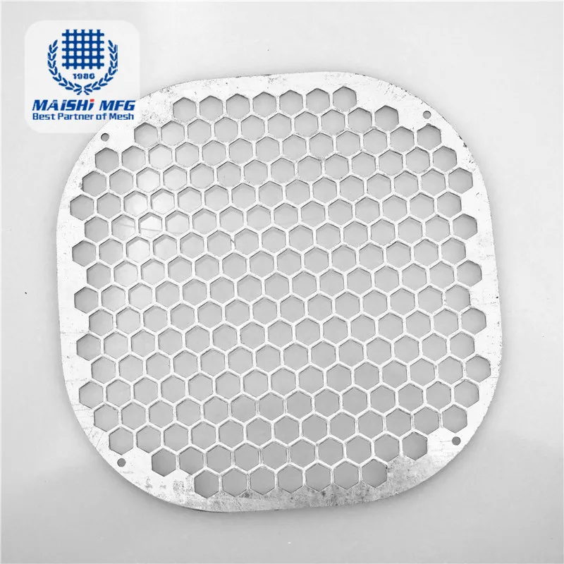 1mm hole galvanized perforated metal mesh