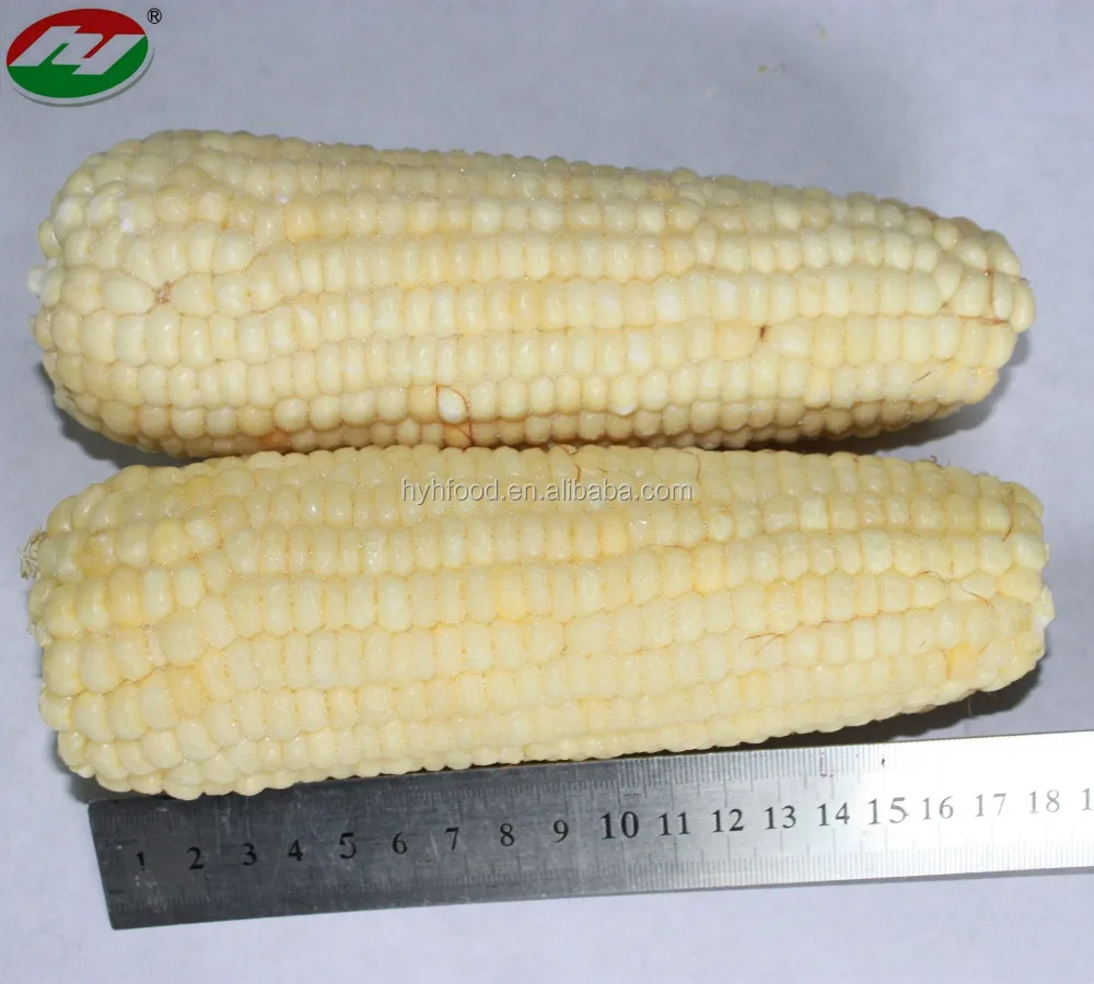 Свежая глютиновая Кукуруза Замороженная восковая сладкая кукуруза Cob OEM поддерживается