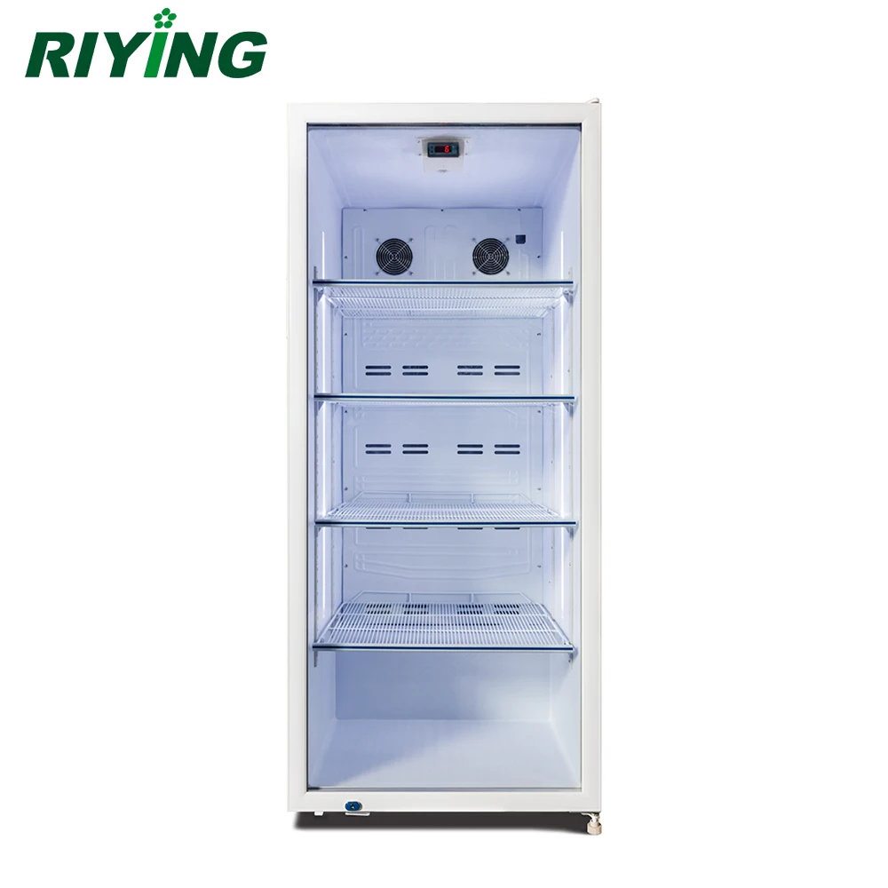 Commercial Upright Glass Door Showcase Display Freezer for Cold Drink