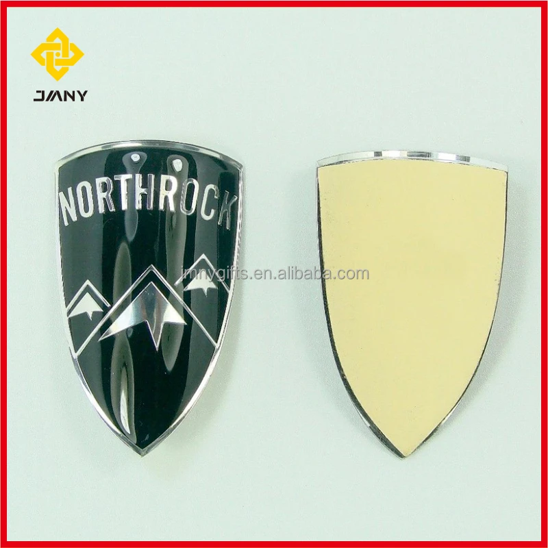 Customized Logo Branded Metal Bicycle Tube Head Badge