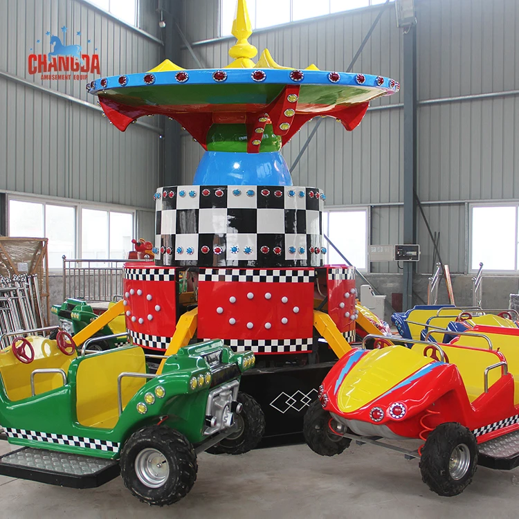 
city park games crazy flying car with lights for kids 