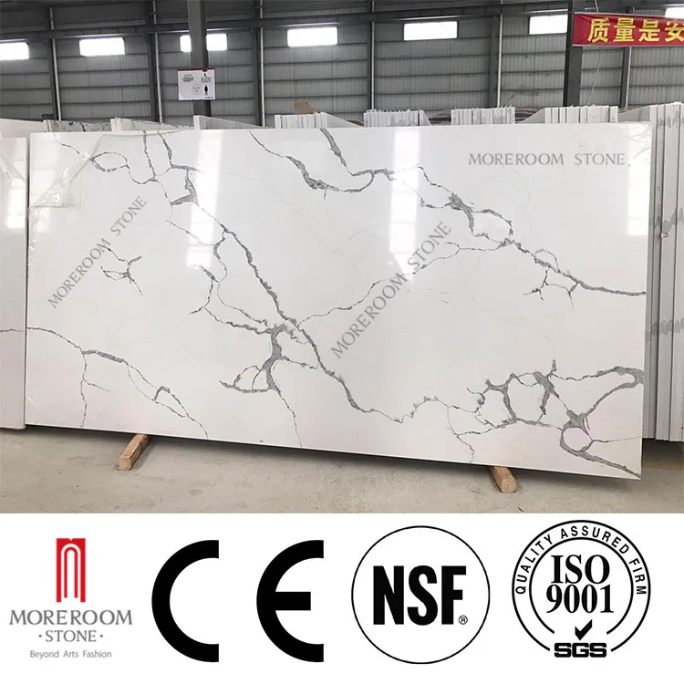 Китайский поставщик искусственный камень calacatta цена кварца