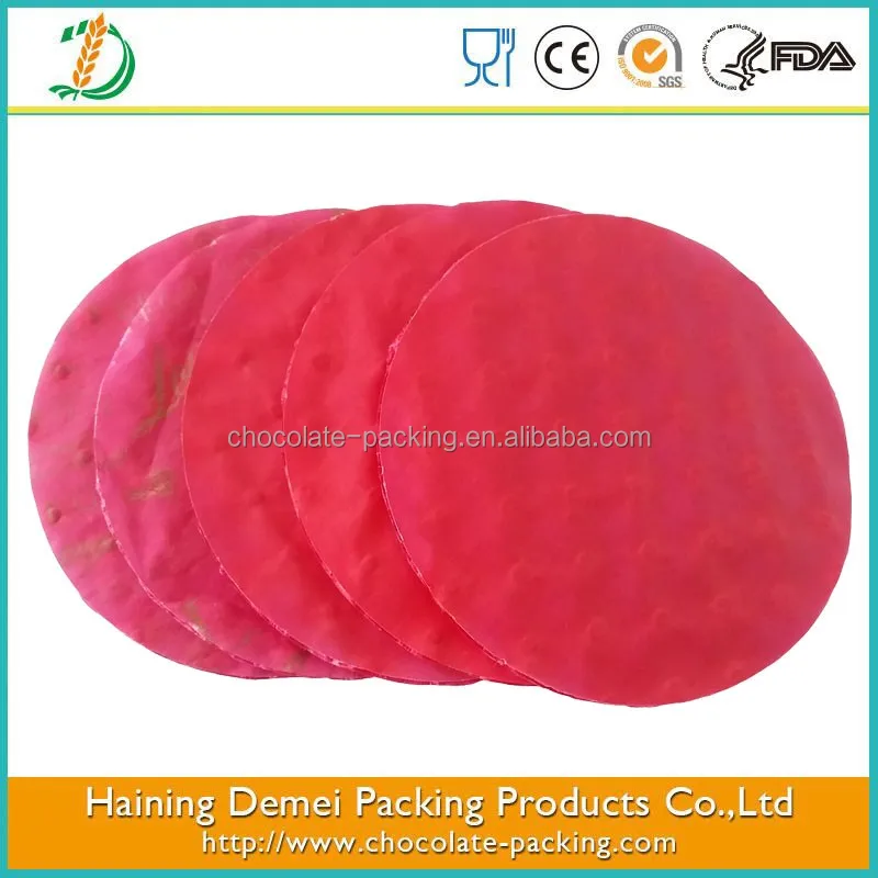 
logo customo printed chocolate paper cushion pad alibaba china supplier paper cushion pad PVC coated wrapping paper top quality 