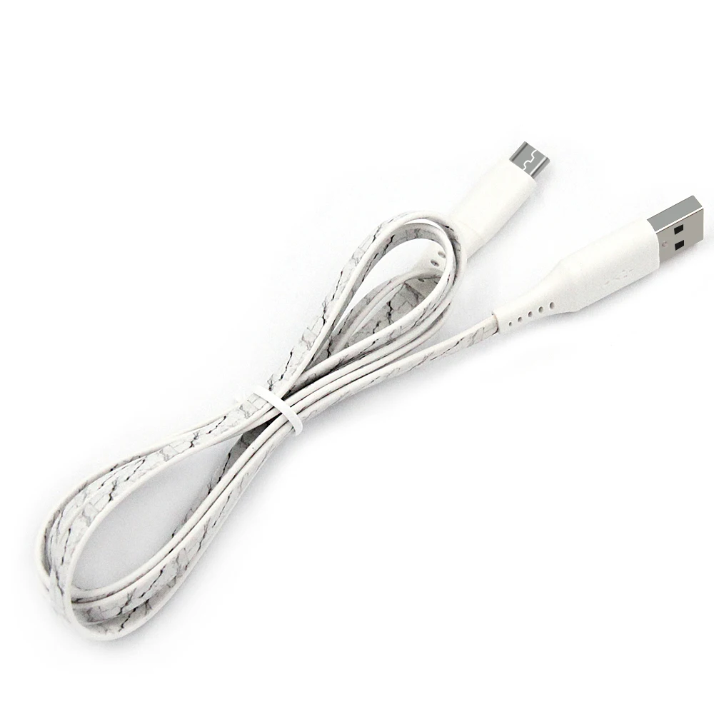 
Marble Usb Cable Flat Usb Cable Micro Usb Data Cable for android 