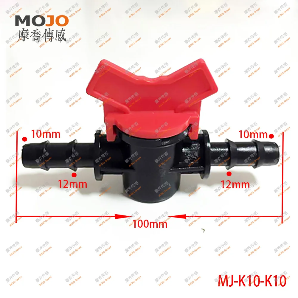 Water valve MJ-K10-K10 black water faucet 10mm OD Plastic faucet Garden irrigation free shipping