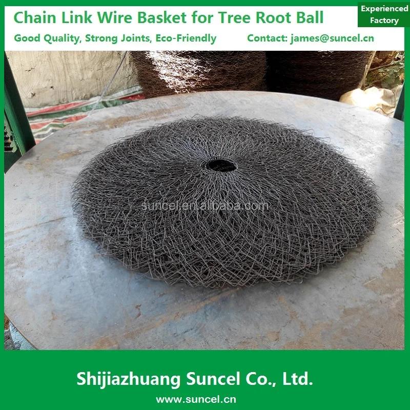 Suncel Tree Nursery Wire Mesh Basket for Root Ball