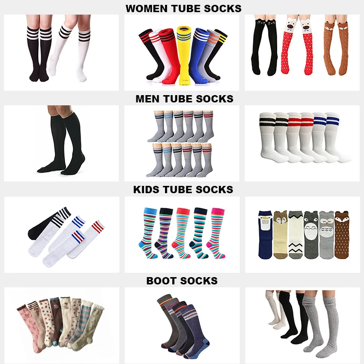 Raylon-1320 black tube sock mens black tube socks black men tube socks