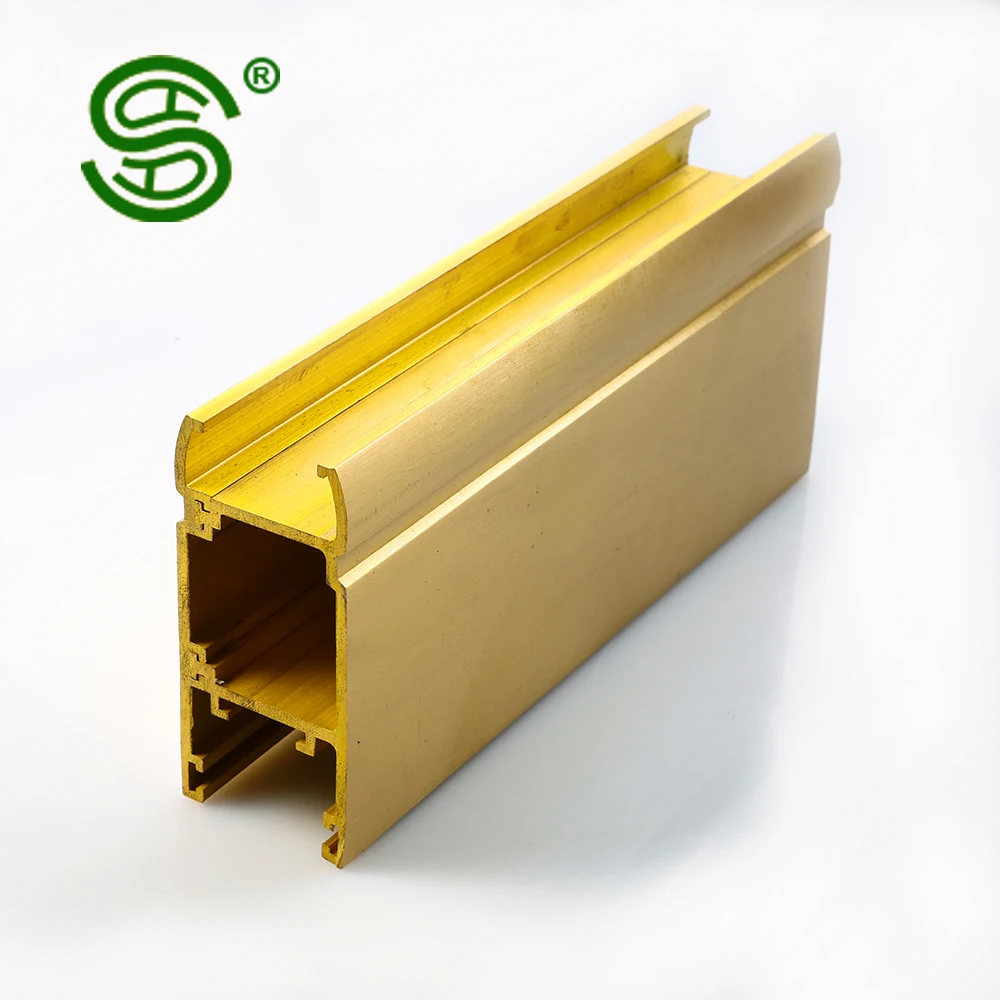 China manufacturer kinds of shape decorative copper window frame profile