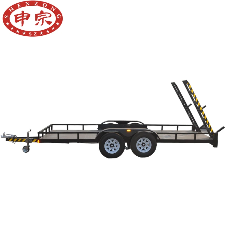 Assembled custom small car tow dolly car trailer utility trailer