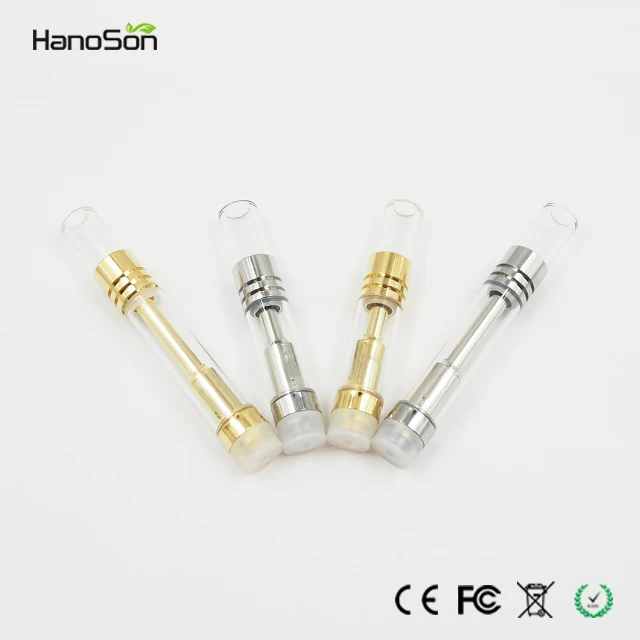 
Best selling products Gold wick HNS glass tank clearomizer vape pen e cigarette cbd atomizer electronic cigarette 