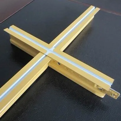 
aluminium t bar suspended ceiling grid types 