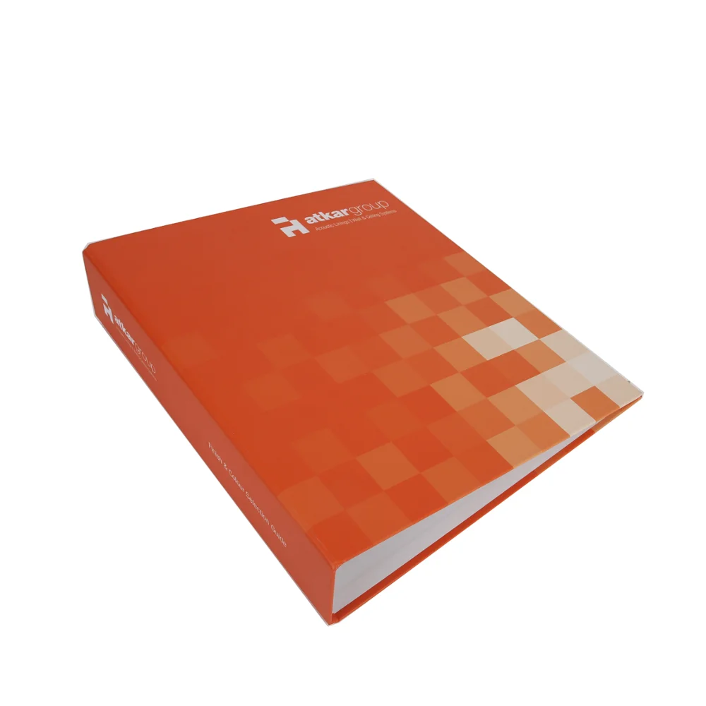 Customized Office Supplies A4 Hardcover 4 d Ring Binders 4 Inch Printed logo Paper Cardboard File Box Stationery File Folder