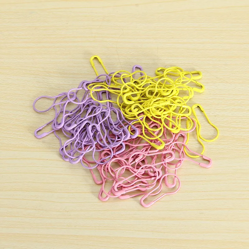 Высококачественные разноцветные медные вязальные маркеры смешанных цветов для фиксации крючком инструменты для фиксации крючком зажимы для вязания