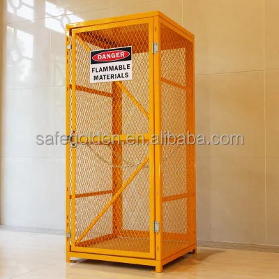 Gas Cylinder Cabinet for 9 Cylinder, Metal Gas Storage Cabinet