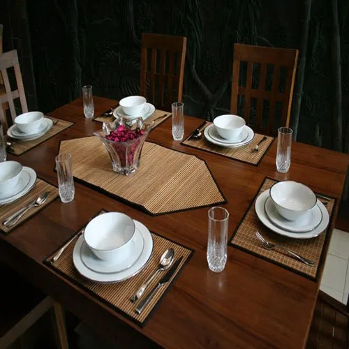 Eco-friendly High Quality Bamboo Table Mats Bamboo Placemat