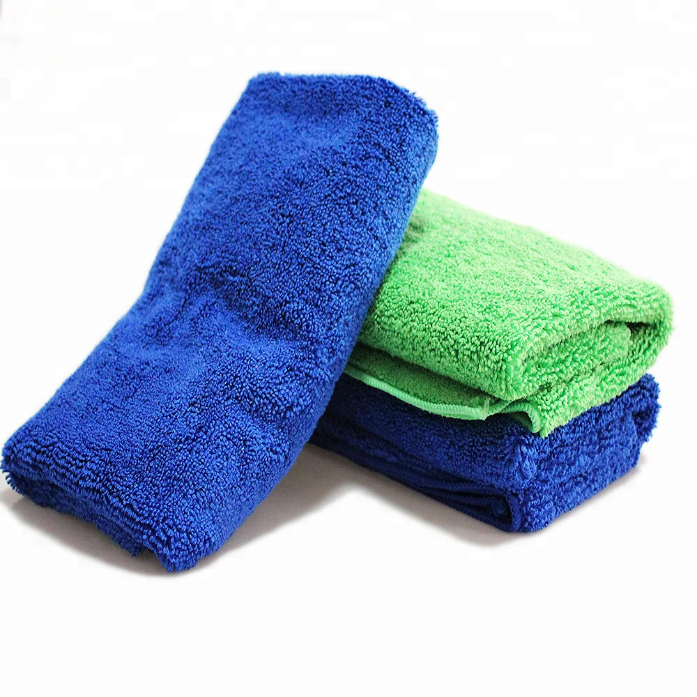 Microfiber Towel Car Cleaning Cloth Car Wash Towels Green