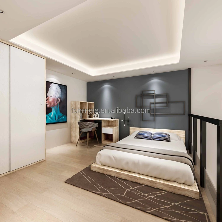 Hotel furniture/MFC hotel furniture/Loft dormitory furniture manufacturer in foshan city