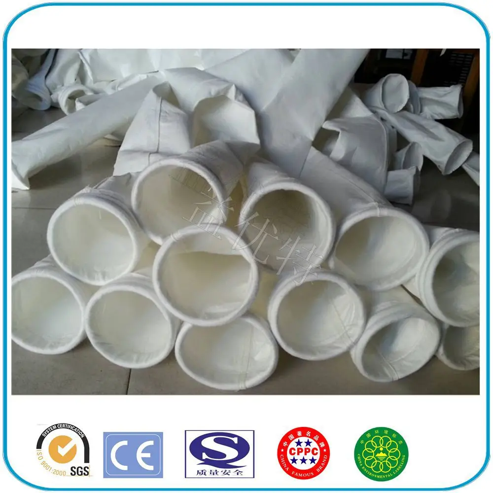 
Polyester Needle punched dust filter bag/Filter sock Filter sleeve 