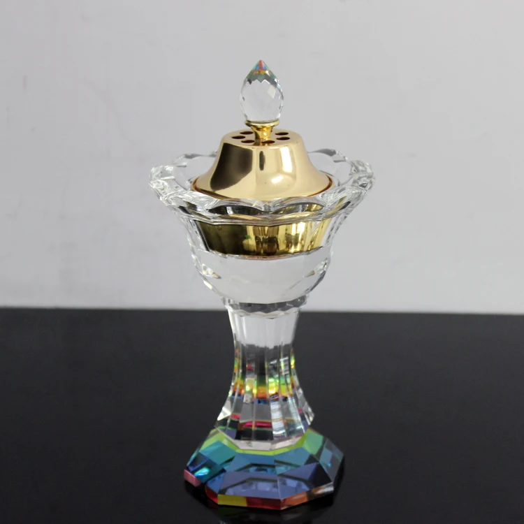 Wholesale fancy arabic crystal incense burner censer