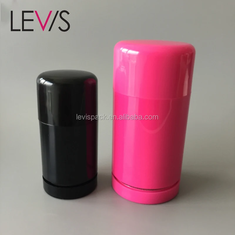 
Empty 30g 75g Plastic PET Red Deodorant Stick Bottle Wholesale 