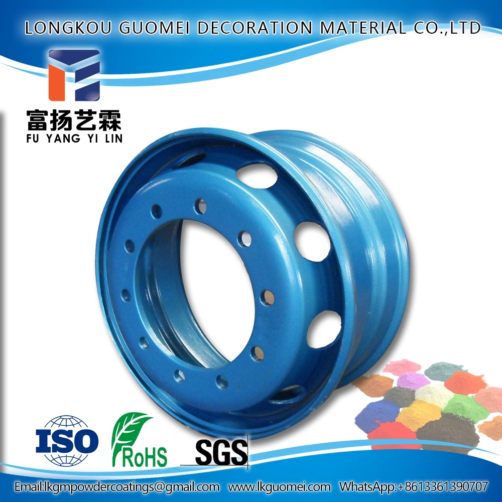 Bright Color Exterior Powder Auto Spray Paint Alloy Car Wheel