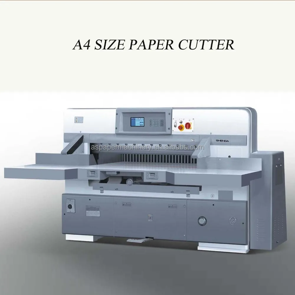 
hydraulic guillotine small paper cutting machine from paper mill machinery 