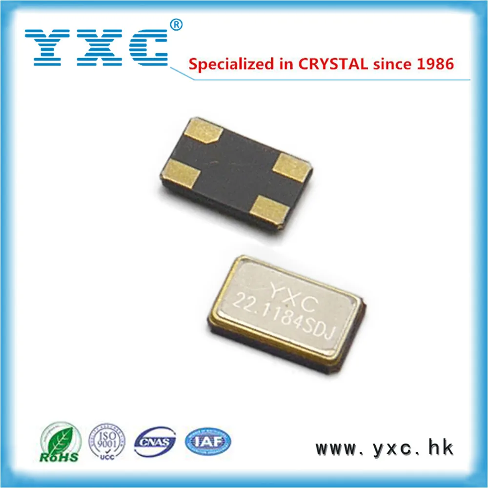 22.1184 МГц 20pF Кварцевый генератор 5032 4-SMD 22.1184 М 22.1184 МГц YSX531SL RoHS Свинца