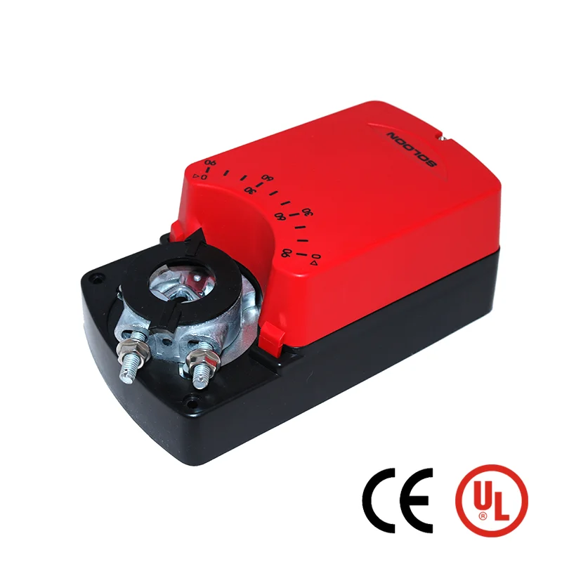 08NM Fast Running CE  listed 24V Modulating Type motorized damper actuator for HVAC System