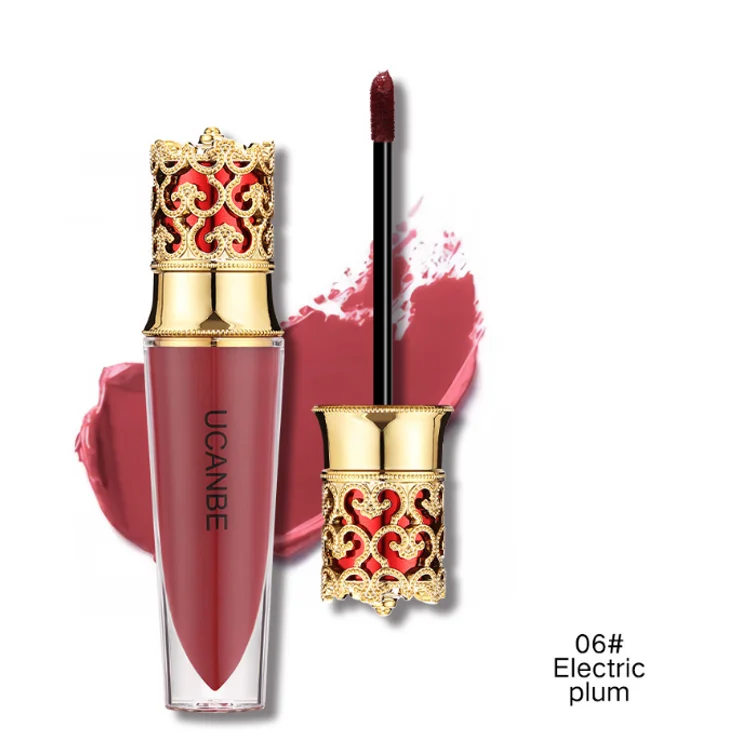 
pigment for lipgloss creamy vendors wholesale cosmetic with private logo Crown lipstick red holographic lipgloss 