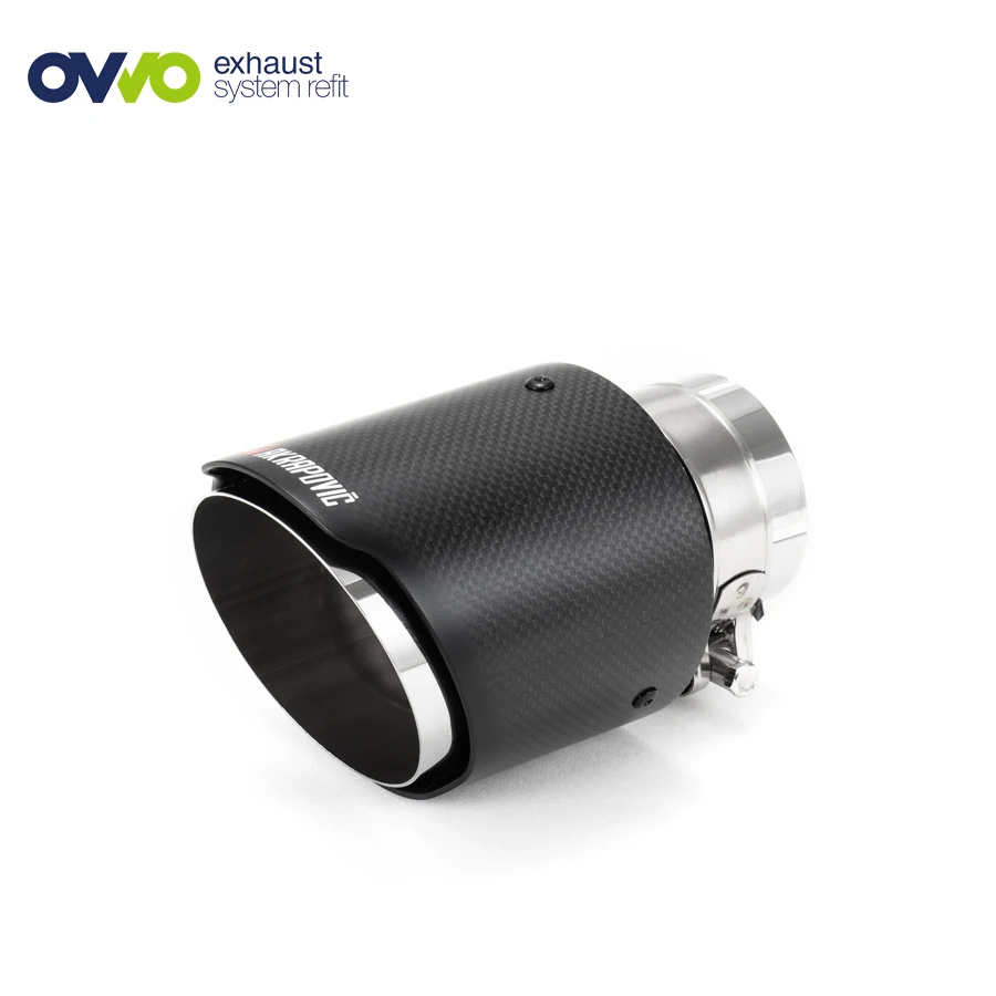 
Best Selling Auto Parts 304 Stainless Steel Portable Flexible Carbon Fiber Exhaust Tip 